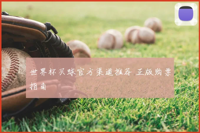 世界杯买球官方渠道推荐 正版购票指南
