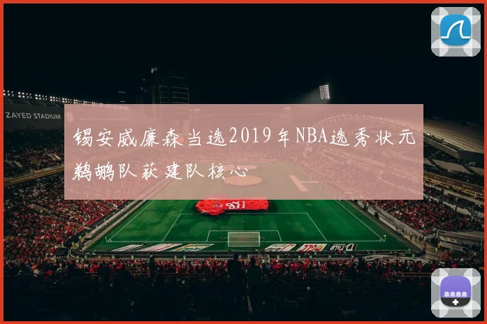 锡安威廉森当选2019年NBA选秀状元鹈鹕队获建队核心