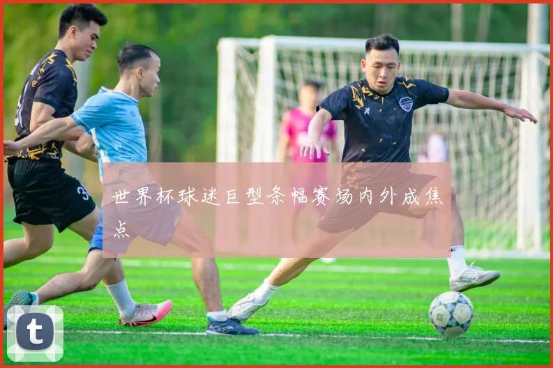 世界杯球迷巨型条幅赛场内外成焦点